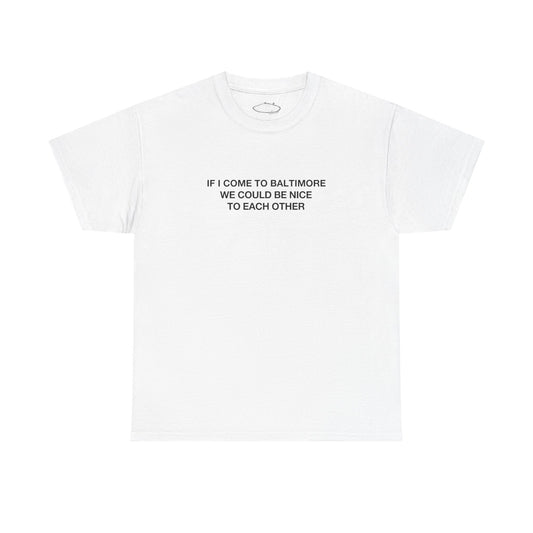 Olivia Dean Merch - Nice To Each Other Tee Baltimore