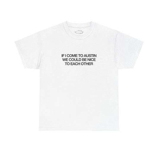 Olivia Dean Merch - Nice To Each Other Tee Austin