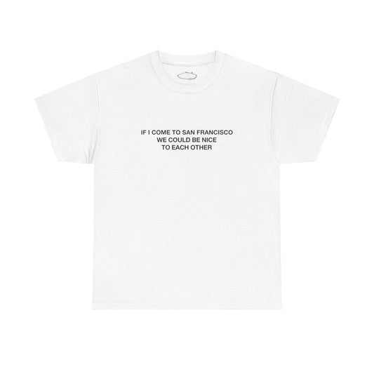 Olivia Dean Merch - Nice To Each Other Tee San Francisco