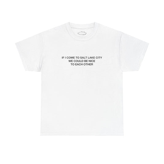 Olivia Dean Merch - Nice To Each Other Tee Salt Lake CIty